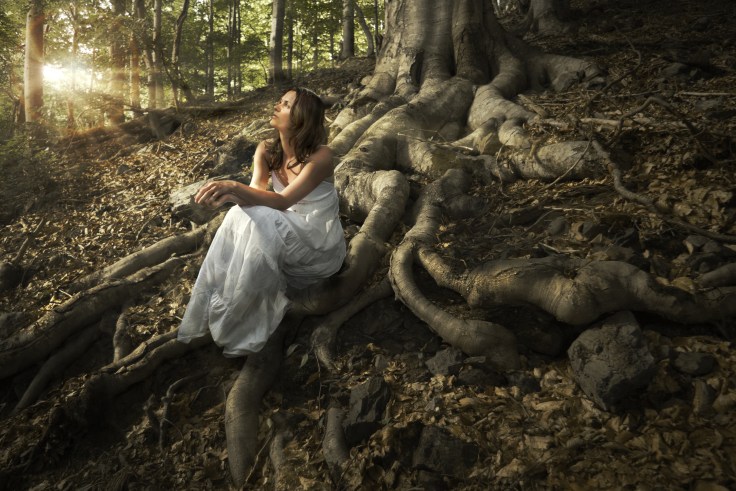 woman-forest