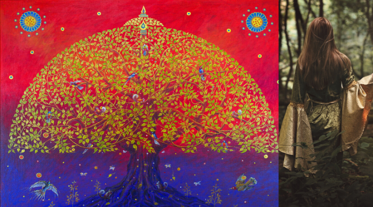 Fortællersken og Bodhi træet